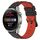 Per Huawei Watch 3 Pro Nuovo cinturino in silicone poroso da 22 mm (nero + rosso) Per Huawei Watch 3 Pro Nuovo cinturino in silicone poroso da 22 mm (nero + rosso)