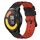 Per Xiaomi MI Watch Color 2 22mm Cinturino in silicone poroso bicolore (nero + rosso) Per Xiaomi MI Watch Color 2 22mm Cinturino in silicone poroso bicolore (nero + rosso)
