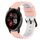 Per Garmin Venu 2 Plus 20mm Cinturino in silicone bicolore (bianco + nero)