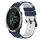 Per Garmin Forerunner 645 Music 20mm Cinturino in silicone bicolore (blu notte + bianco) Per Garmin Forerunner 645 Music 20mm Cinturino in silicone bicolore (blu notte + bianco)