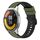 Per Xiaomi MI Watch Color 2 Cinturino in silicone bicolore da 22 mm (verde militare + nero) Per Xiaomi MI Watch Color 2 Cinturino in silicone bicolore da 22 mm (verde militare + nero)