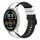 Per Xiaomi MI Watch Sport 22mm Cinturino in silicone bicolore (bianco + nero) Per Xiaomi MI Watch Sport 22mm Cinturino in silicone bicolore (bianco + nero)