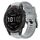 Per cinturino in silicone a tinta unita con fibbia in metallo Garmin Fenix 7 (grigio) Per cinturino in silicone a tinta unita con fibbia in metallo Garmin Fenix 7 (grigio)