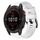Per Garmin Fenix 7 Cinturino per orologio in silicone a tinta unita con fibbia in metallo solare (bianco) Per Garmin Fenix 7 Cinturino per orologio in silicone a tinta unita con fibbia in metallo solare (bianco)