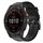 Per Garmin Fenix 7 Cinturino per orologio in silicone a tinta unita con fibbia in metallo solare (nero) Per Garmin Fenix 7 Cinturino per orologio in silicone a tinta unita con fibbia in metallo solare (nero)