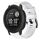 Per cinturino in silicone a tinta unita con fibbia in metallo Garmin Instinct 2 (bianco) Per cinturino in silicone a tinta unita con fibbia in metallo Garmin Instinct 2 (bianco)