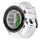 Per Garmin Approach S62 Cinturino in silicone tinta unita con fibbia in metallo (bianco) Per Garmin Approach S62 Cinturino in silicone tinta unita con fibbia in metallo (bianco)