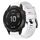 Per Garmin Fenix 6 Pro GPS cinturino in metallo con fibbia in silicone tinta unita (bianco) Per Garmin Fenix 6 Pro GPS cinturino in metallo con fibbia in silicone tinta unita (bianco)
