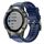 Per Garmin Quatix 5 Sapphire fibbia in metallo cinturino in silicone a tinta unita (blu notte) Per Garmin Quatix 5 Sapphire fibbia in metallo cinturino in silicone a tinta unita (blu notte)