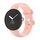 Per Google Pixel Watch cinturino in silicone monocolore da donna (rosa)