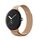 Per Google Pixel Watch Cinturino in acciaio inossidabile milanese in metallo (oro rosa) Per Google Pixel Watch Cinturino in acciaio inossidabile milanese in metallo (oro rosa)