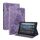Per Amazon Kindle Fire 7 2022 Custodia per tablet in pelle goffrata con fiori di farfalla (viola) Per Amazon Kindle Fire 7 2022 Custodia per tablet in pelle goffrata con fiori di farfalla (viola)