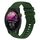Per Garmin Forerunner 255S Music 18mm Cinturino in silicone a tinta unita punteggiato ondulato (verde militare) Per Garmin Forerunner 255S Music 18mm Cinturino in silicone a tinta unita punteggiato ondulato (verde militare)