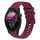 Per Garmin Forerunner 255S Music 18mm Cinturino in silicone a tinta unita punteggiato ondulato (rosso vino) Per Garmin Forerunner 255S Music 18mm Cinturino in silicone a tinta unita punteggiato ondulato (rosso vino)