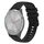 Per Garmin Vivomove 3S 18mm Cinturino in silicone a tinta unita ondulato (nero) Per Garmin Vivomove 3S 18mm Cinturino in silicone a tinta unita ondulato (nero)