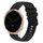 Per Garmin Vivoactive 4S Cinturino per orologio in silicone a tinta unita ondulato da 18 mm (nero) Per Garmin Vivoactive 4S Cinturino per orologio in silicone a tinta unita ondulato da 18 mm (nero)
