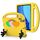 Per Lenovo Tab B10 10.1 2020 Love Small Palm Holder Custodia per tablet EVA (giallo) Per Lenovo Tab B10 10.1 2020 Love Small Palm Holder Custodia per tablet EVA (giallo)