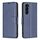 Per Samsung Galaxy S23 + 5G Custodia in pelle con struttura in pelle di agnello (blu) Per Samsung Galaxy S23 + 5G Custodia in pelle con struttura in pelle di agnello (blu)