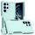 Per Samsung Galaxy S22 Ultra 5G 2 in 1 PC + Custodia per telefono in TPU (verde chiaro)