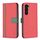 Per Samsung Galaxy S23 + 5G BF13 Custodia per telefono in pelle a trama incrociata abbinata a colori (rosso) Per Samsung Galaxy S23 + 5G BF13 Custodia per telefono in pelle a trama incrociata abbinata a colori (rosso)