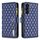 Per Samsung Galaxy S23 + 5G Diamond Lattice Zipper Portafoglio in pelle Flip Phone Case (blu) Per Samsung Galaxy S23 + 5G Diamond Lattice Zipper Portafoglio in pelle Flip Phone Case (blu)