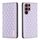 Per Samsung Galaxy S22 Ultra 5G Diamond Lattice Custodia magnetica in pelle per telefono (viola) Per Samsung Galaxy S22 Ultra 5G Diamond Lattice Custodia magnetica in pelle per telefono (viola)