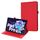 Per Lenovo Tab P11 Pro Custodia per tablet in pelle in tessuto (rosso)