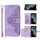 Per Samsung Galaxy S22 Ultra 5G Custodia per telefono in pelle a portafoglio con fiori in rilievo (viola) Per Samsung Galaxy S22 Ultra 5G Custodia per telefono in pelle a portafoglio con fiori in rilievo (viola)