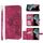 Per Samsung Galaxy S22 Ultra 5G Custodia per telefono in pelle con fiori in rilievo al tatto (rosso vino) Per Samsung Galaxy S22 Ultra 5G Custodia per telefono in pelle con fiori in rilievo al tatto (rosso vino)