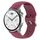Per Xiaomi Watch S1 Pro cinturino in silicone a tinta unita (rosso vino)
