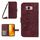 Per Samsung Galaxy S8 + Skin Feel Sun Flower Pattern Flip Custodia in pelle per telefono con cordino (rosso vino) Per Samsung Galaxy S8 + Skin Feel Sun Flower Pattern Flip Custodia in pelle per telefono con cordino (rosso vino)