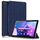 Per Lenovo Tab M10 10.1 3a generazione 3-folding Magnetic Buckle Custer Texture Smart Tablet Case (blu scuro) Per Lenovo Tab M10 10.1 3a generazione 3-folding Magnetic Buckle Custer Texture Smart Tablet Case (blu scuro)