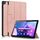 Per Lenovo Tab M10 10.1 3a generazione 3-folding Magnetic Buckle Custer Texture Smart Tablet Case (oro rosa) Per Lenovo Tab M10 10.1 3a generazione 3-folding Magnetic Buckle Custer Texture Smart Tablet Case (oro rosa)