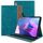 Custodia in pelle per tablet PC Lenovo Tab P11 Pro Gen 2 serie splicing (verde scuro) Custodia in pelle per tablet PC Lenovo Tab P11 Pro Gen 2 serie splicing (verde scuro)