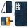 Per Samsung Galaxy S21 Ultra 5G Skin Feel Sun Flower Pattern Flip Custodia in pelle per telefono con cordino (blu inchiostro) Per Samsung Galaxy S21 Ultra 5G Skin Feel Sun Flower Pattern Flip Custodia in pelle per telefono con cordino (blu inchiostro)