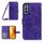 Per Samsung Galaxy S22 5G Skin Feel Sun Flower Pattern Flip Custodia in pelle per telefono con cordino (viola scuro) Per Samsung Galaxy S22 5G Skin Feel Sun Flower Pattern Flip Custodia in pelle per telefono con cordino (viola scuro)