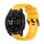 Per Garmin Fenix 7 Sapphire Solar 22mm Cinturino in silicone con struttura orizzontale con strumento di rimozione (giallo) Per Garmin Fenix 7 Sapphire Solar 22mm Cinturino in silicone con struttura orizzontale con strumento di rimozione (giallo)