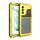 Per Samsung Galaxy S22 + 5G Custodia in metallo + silicone con protezione per lo schermo (giallo) Per Samsung Galaxy S22 + 5G Custodia in metallo + silicone con protezione per lo schermo (giallo)