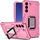 Per Samsung Galaxy S23 + 5G Supporto ad anello Custodia antiscivolo antiurto per telefono (rosa) Per Samsung Galaxy S23 + 5G Supporto ad anello Custodia antiscivolo antiurto per telefono (rosa)