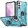 Per Samsung Galaxy S21 Ultra 5G Custodia per telefono con supporto ad anello (azzurro) Per Samsung Galaxy S21 Ultra 5G Custodia per telefono con supporto ad anello (azzurro)