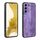Per Samsung Galaxy S22 5G AZNS Custodia per telefono con sensazione di pelle in rilievo 3D (viola) Per Samsung Galaxy S22 5G AZNS Custodia per telefono con sensazione di pelle in rilievo 3D (viola)