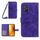 Per Asus ZenFone 8 ZS590KS Skin Feel Sun Flower Pattern Flip Custodia in pelle con cordino (viola scuro) Per Asus ZenFone 8 ZS590KS Skin Feel Sun Flower Pattern Flip Custodia in pelle con cordino (viola scuro)