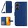Per Asus ZenFone 9 Skin Feel Sun Flower Pattern Flip Custodia in pelle per telefono con cordino (blu scuro) Per Asus ZenFone 9 Skin Feel Sun Flower Pattern Flip Custodia in pelle per telefono con cordino (blu scuro)
