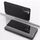 Per Samsung Galaxy S23 + Custodia per telefono in pelle a specchio placcata 5G con supporto (nero) Per Samsung Galaxy S23 + Custodia per telefono in pelle a specchio placcata 5G con supporto (nero)