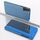 Per Samsung Galaxy S23 + Custodia per telefono in pelle a specchio placcata 5G con supporto (blu) Per Samsung Galaxy S23 + Custodia per telefono in pelle a specchio placcata 5G con supporto (blu)