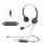 VT200D Cuffia per operatore con doppia auricolare per telefono con microfono, specifiche: tipo C con tasto di risposta VT200D Cuffia per operatore con doppia auricolare per telefono con microfono, specifiche: tipo C con tasto di risposta