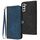 Per Samsung Galaxy S22 + 5G Custodia per telefono in pelle con doppia fibbia laterale con fibbia laterale (blu reale) Per Samsung Galaxy S22 + 5G Custodia per telefono in pelle con doppia fibbia laterale con fibbia laterale (blu reale)