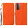 Per Samsung Galaxy S23 5G Custodia per telefono in pelle con motivo goffrato in stile etnico (arancione) Per Samsung Galaxy S23 5G Custodia per telefono in pelle con motivo goffrato in stile etnico (arancione)