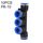 PK-10 LAIZE 10 pezzi di plastica a cinque porte connettore a montaggio rapido pneumatico PK-10 LAIZE 10 pezzi di plastica a cinque porte connettore a montaggio rapido pneumatico