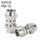 PM-10 LAIZE Connettore rapido pneumatico dritto in rame nichelato da 10 pezzi